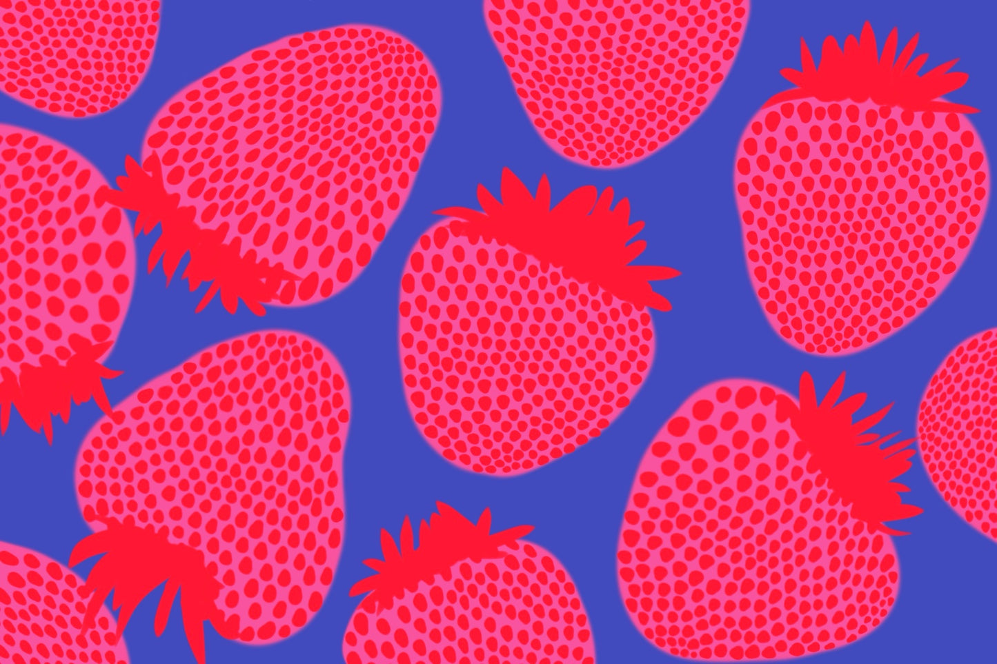 Bright strawberries