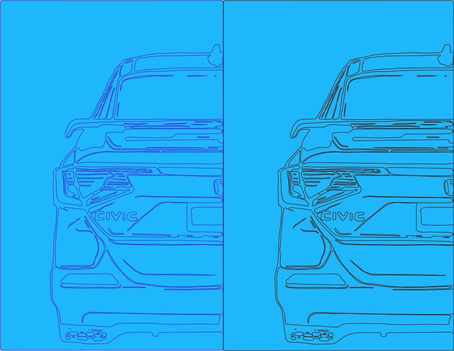 Double Honda Civic Sport
