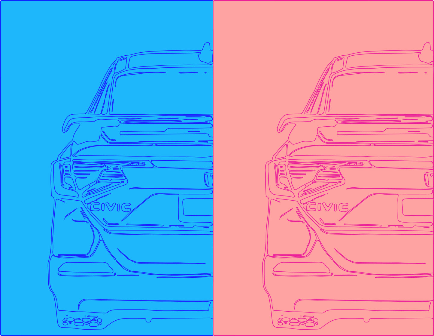 Double Honda Civic Sport