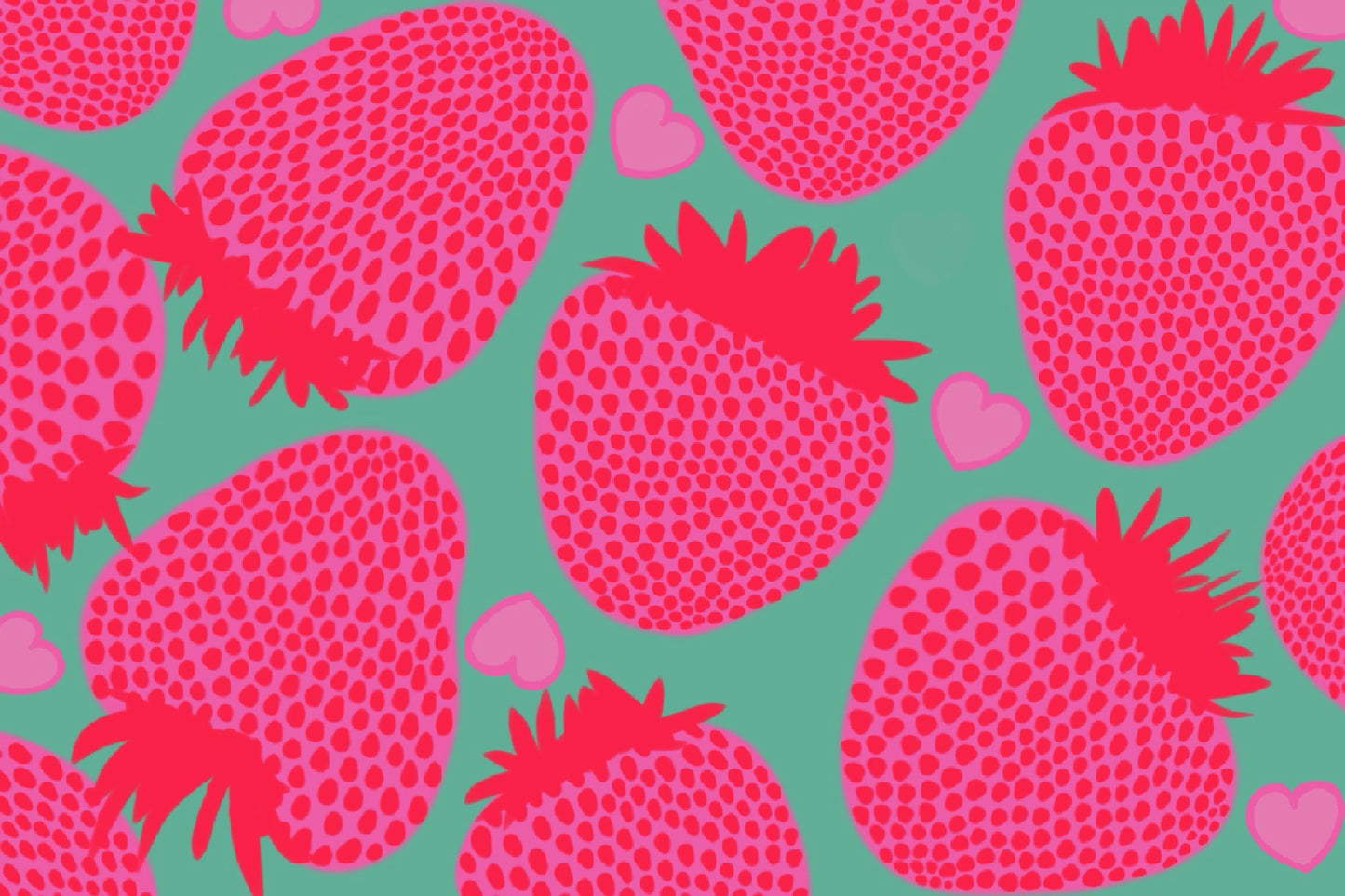 Bright strawberries