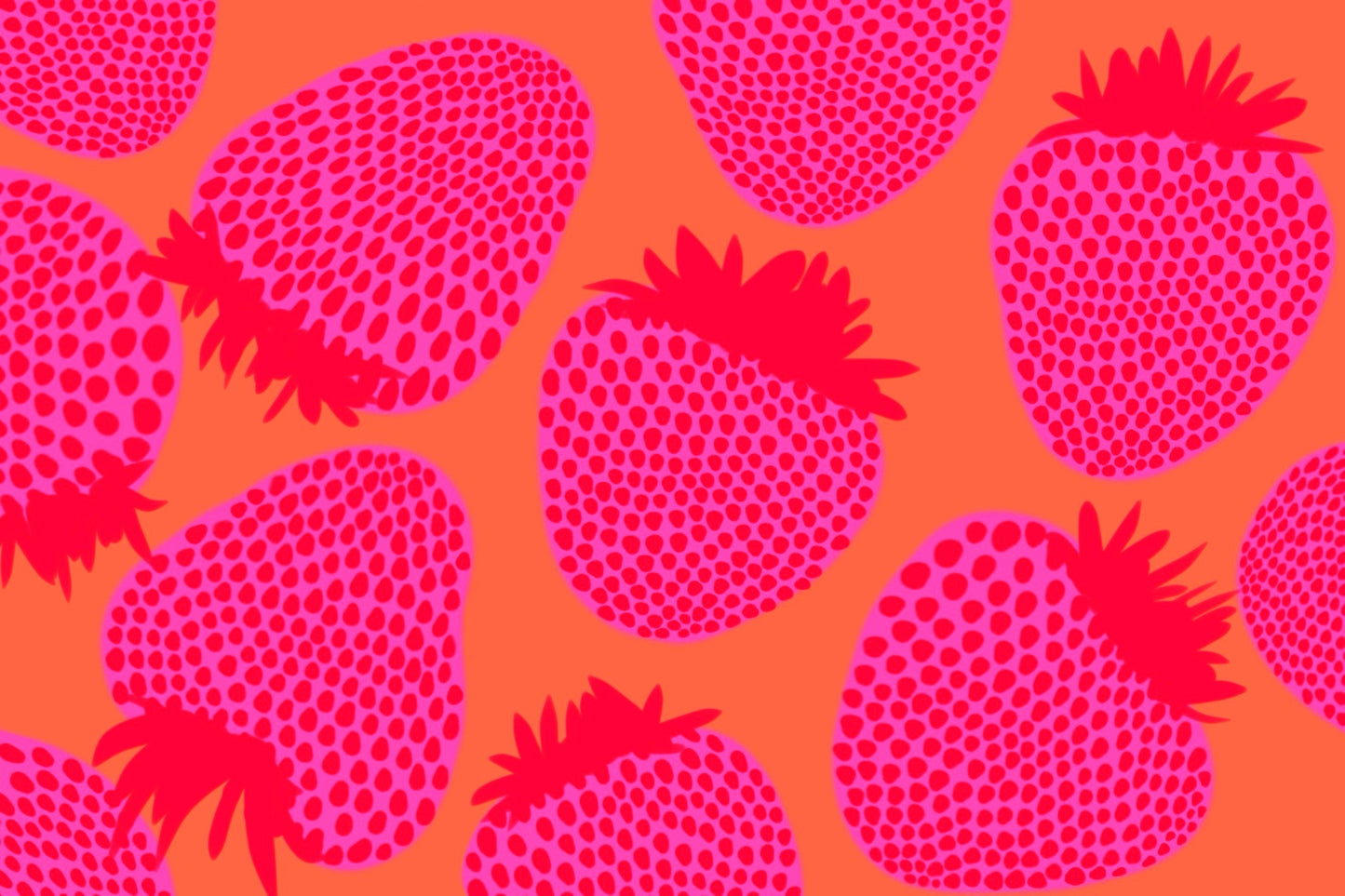 Bright strawberries