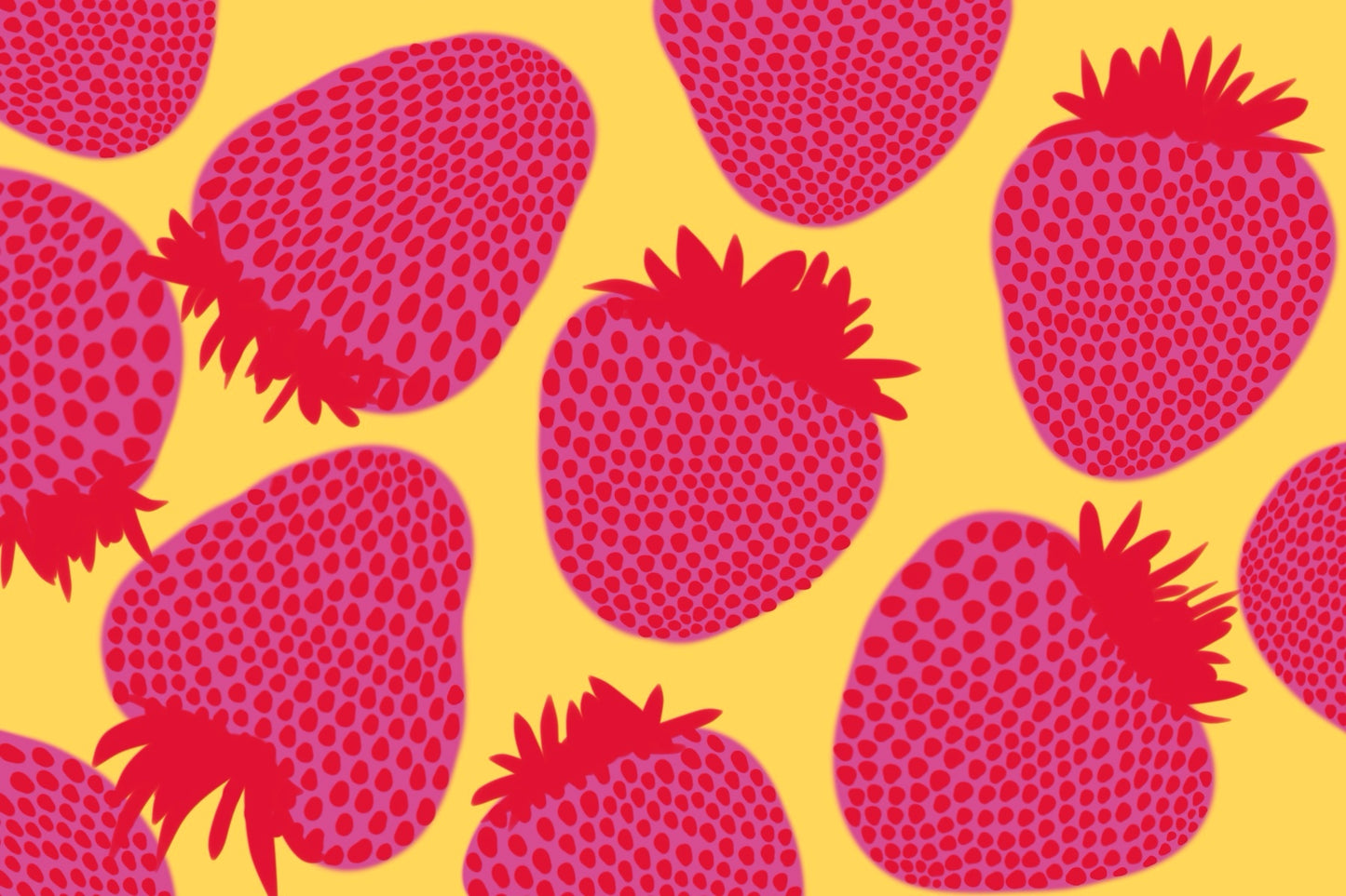 Bright strawberries